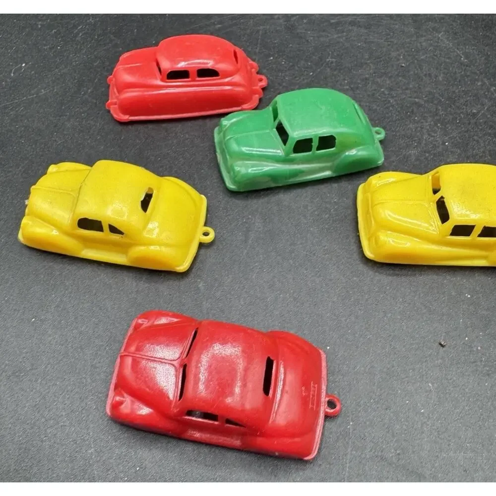 Vintage 1940’s IDEAL Toy Plastic Cars Lot of 5 Cars -TO5